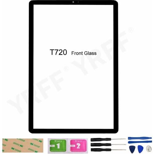 For Samsung Galaxy Tab S5e T720 T725 (No LCD Touch Screen) Front Glass Screen Panel Assembly Parts