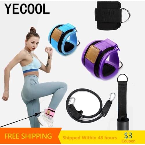 Ankle Straps Resistance Bands With Elastic Resistance Rope Hip training Home Gym Lifting Fitness Exercise Equipment