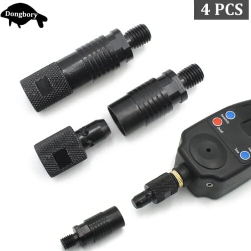 4PCS Carp Fishing Tool Metal Fishing Alarm Quick Release Connector Adapter Fishing Rod Alarm Connector Alert Warning Accessories