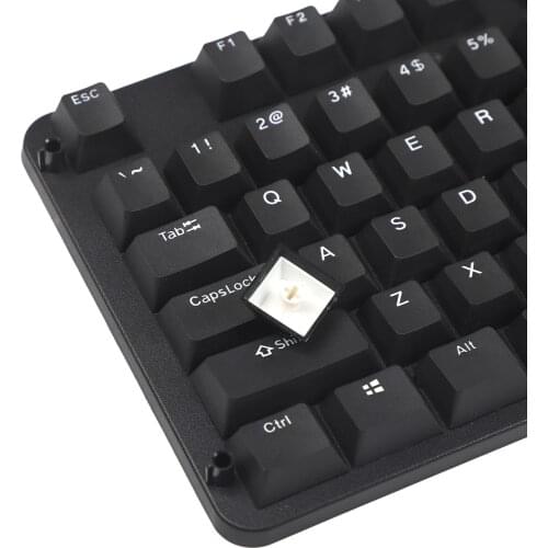 YMDK 108 PBT Cherry Profile Double Shot Black Gray Non Shine Through For Standard ANSI 104 87 61 MX Mechanical Keyboard