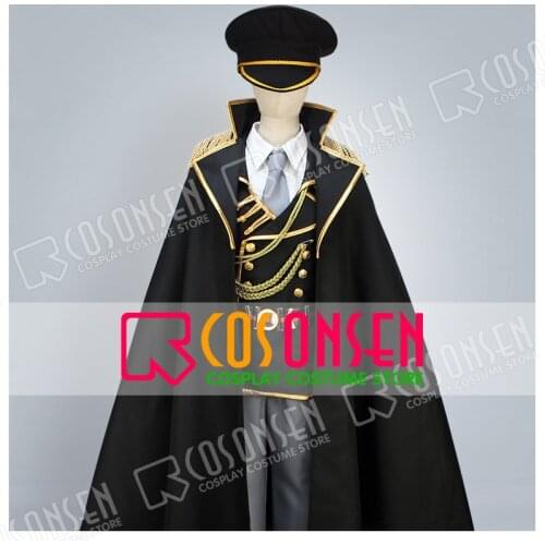 COSPLAYONSEN K Project Isana Yashiro Spoon Military Uniform Cosplay Costume With Cloak All Size