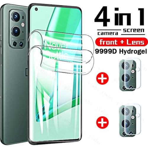 Full Cover Soft Hydrogel Film for OnePlus 9 Pro Screen Protector One Plus 1+ One Plus 9R 8 8T Protective Tempered Glass Camera