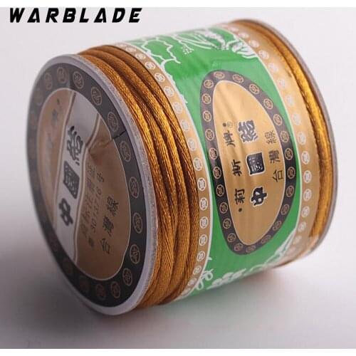 69M 1.5MM Soft Satin Rattail Silk Macrame Cord Nylon Kumihimo Shamballa For Diy Bracelet Necklace Jewelry Findings Accessorie