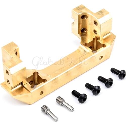 NEW 1/10 RC TRX4 Front Bumper Mount Gold Servo Relocation Mount For Traxxas TRX-4