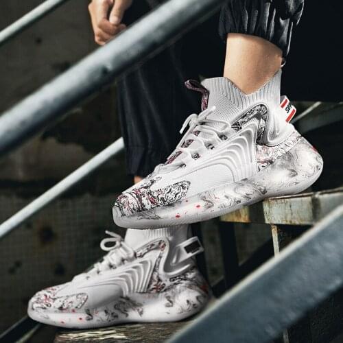 COZOK New Mens Shoes 2021 Large Size Trendy Shoes Fashion Flying Woven Sports And Leisure Young Students Running Shoes,Comforta