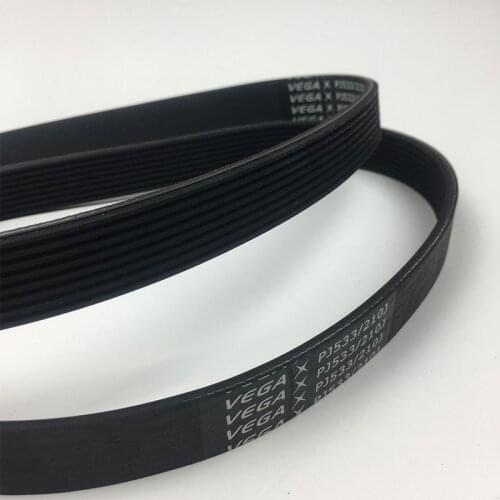 New Arrival! 2PCS VEGA V-Belt 210J PJ533 6 ribs pulley belt motor belt