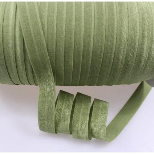 New color, solid fold over elastic 100yds/roll free shipping OEM 5/8 inch 563 Willow free shipping