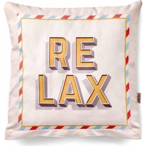 The Mia Gift Decorative Accessories Home Sofa Couch Sofa Bed Mattress For RELAX Themed Pillow 40X40 Cm Cream Color