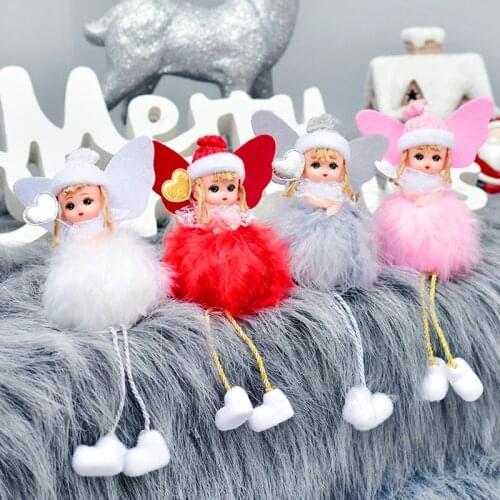 New Year 2021 Gift Cute Christmas Angel Doll Christmas Tree Ornament Noel Christmas Decoration for Home Natal 2020 Navidad Decor