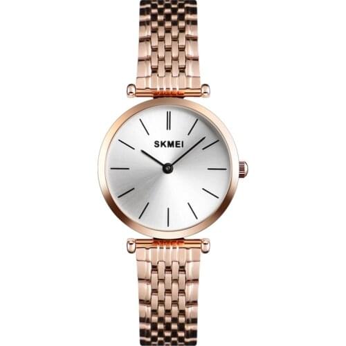 SKMEI 1458 Women Dress Watches Montre Femme Dress Women Wristwatches Female Clock Lady Quartz-watch Ladies Fashion Wrist Watch