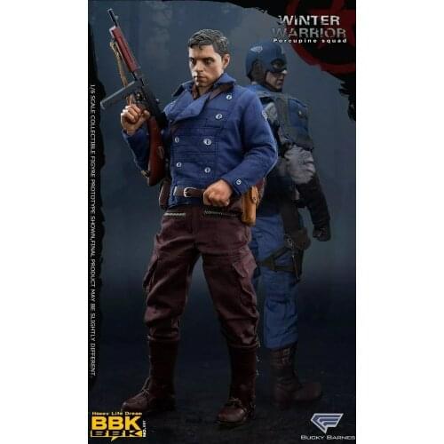 In Stock BBK BBK07 Porcupine Squad Bucky Barnes Winter Warrior Figure Doll Toy Collectible Doll