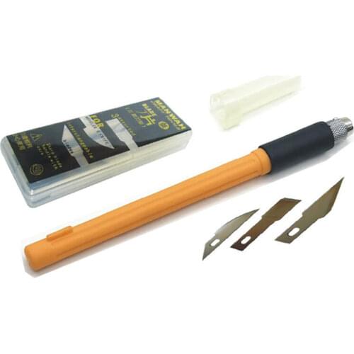 WANWAH MW-2145 Model Tools Model Carving Knife Hobby Knife with 3 Different Type Blades (6pcs Blades)