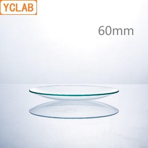 YCLAB 10PCS 60mm Watch Glass Beaker Cover Domed Hard Glass Laboratory Chemistry Equipment