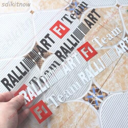 1pair Car Windows Body Side Sports Sticker Decal Auto Styling For mitsubishi lancer asx outlander pajero galant accessories