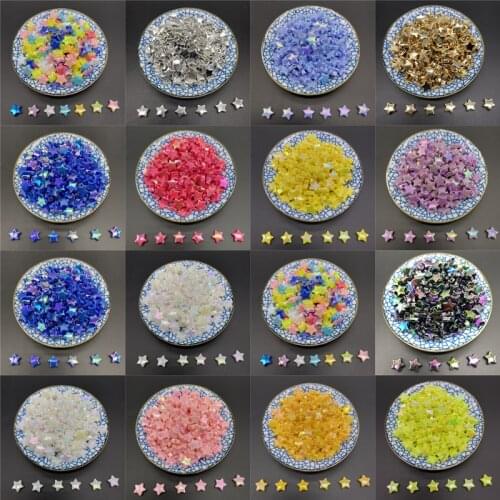 50pcs/Lot 10mm Acrylic Beads Star Shape Spacer Beads For Jewelry Making DIY Fashion Charms Bracelets Necklac Accessories