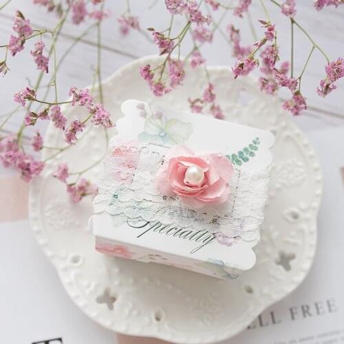 50Pcs Green Rural Outdoor Wedding gift box paper bags for gifts flower box chocolate favor baby shower packaging boxes Party