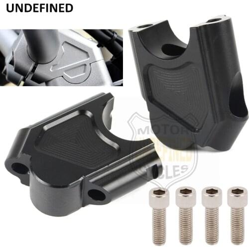 Motorcycle Accessories Aluminium Handlebar Riser Kit Moves Bar Up Adjustable For BMW F800GS 2008-2017 Black