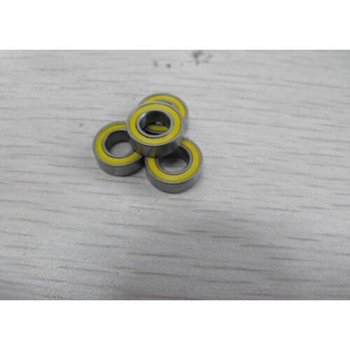 Free shipping 4PCS Engine bearing 7X19X5 Stainless steel hybrid ceramic ball bearing 7X19X5mm S607 2RS W5 CB A7