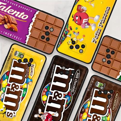 Funda Capa For Xiaomi Poco X3 NFC M3 Pro 5G F1 F3 Case X3Pro Phone Shell Back Cover M&Ms Chocolate Nutella Bottle TPU Soft Capa