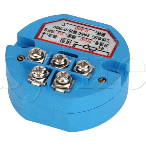 PT100 Temperature Sensor Transmitter 0-400C Output 0-5V DC