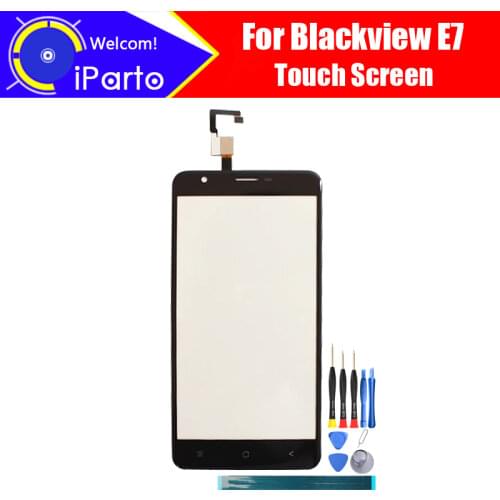 5.5 inch Blackview E7 Digitizer Touch Screen 100% Guarantee Original Glass Panel Touch Screen Glass For E7+ tools + Adhesive