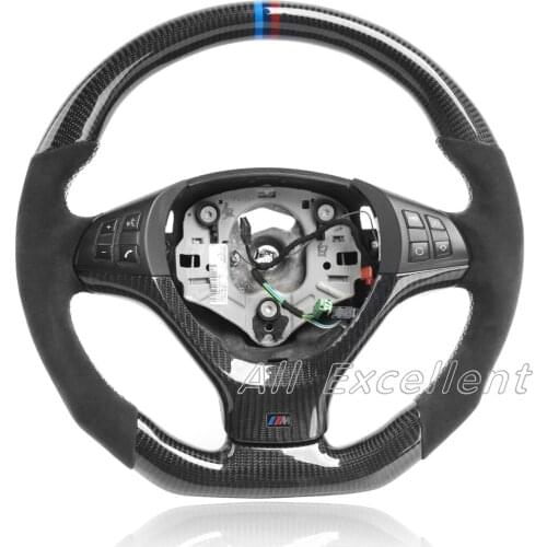 Carbon Fiber & Alcanrata Leather for BMW X6 Steering Wheel assembly
