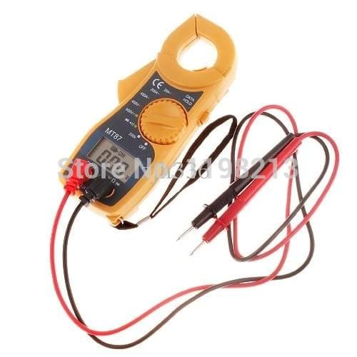 MT87 3 1/2 Digits Digital Clamp Meter AC DC Voltmeter Ammeter Ohmmeter Diode Continuity Tester with Data Hold Multimeter