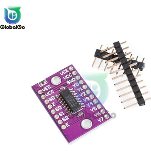 74HC4051 CD4051 single 8-channel digitally controlled electronic switch Multiplexers