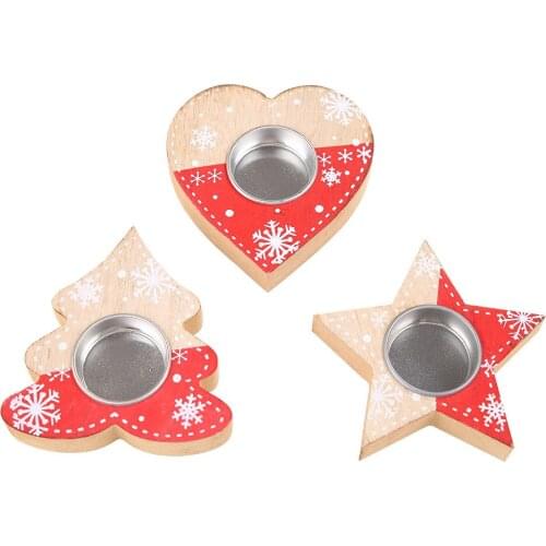 Christmas tree Candlestick Merry Xmas Decor for Home Cristmas Table Decor Christmas Ornaments Navidad Xmas Gifts New Year