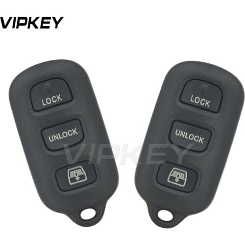 Remtekey 2pcs remote car key fob 4 button for Toyota Sequoia 4-Runner 4Runner car key HYQ12BBX 2003 2004 2005 2006 2007 2008