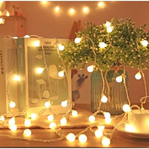 Solar LED Ball Garland Sun Lights Fairy String Waterproof Outdoor Lamp Christmas Holiday Wedding Party Lights garden Decoration