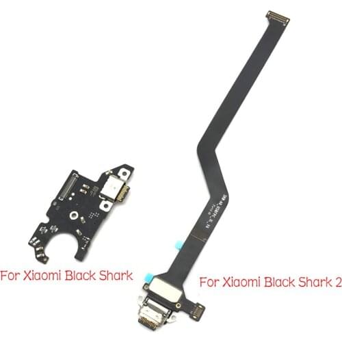 USB Port Charger Dock Plug Connector Charging Board FLex Cable Mic Microphone Board For Xiaomi Black Shark 2