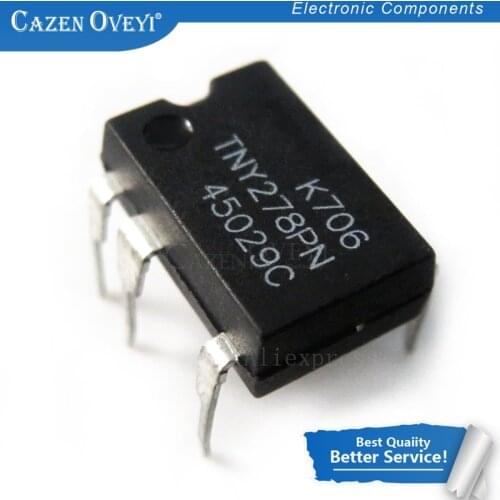 10pcs/lot TNY278PN DIP-7 TNY278P TNY278 In Stock