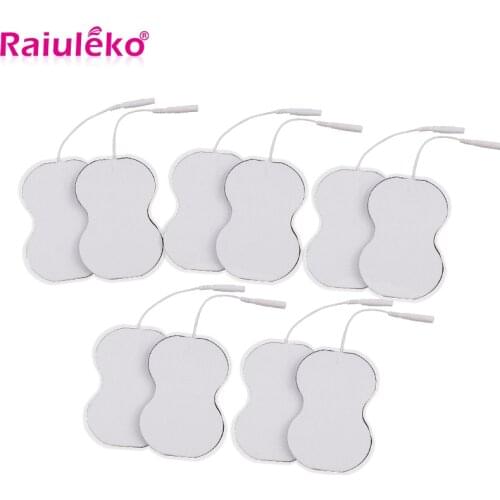 50P Physiotherapy Tens Adhesive Electrodes Self-adhesive Massage Pad Patch Relaxation Acupuncture Massager Muscle Stimulator