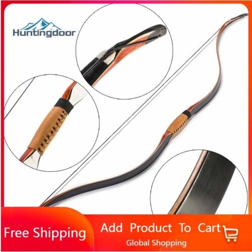 Toparchery huntingbow Hand Turkey 30-45lbs Classic Arch Arc Traditional Speed Fast with Rope Pad Archery laminated bows