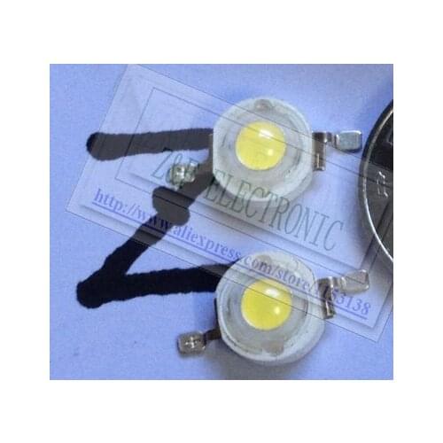 Free shipping white 3W high power LED diode 180-200LM (B3I1) 3W LED light 10PCS/LOT