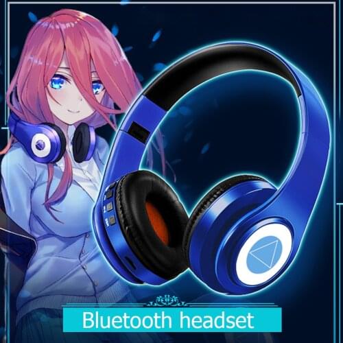 Anime Darling in the FranXX Wireless 2 in1 Bluetooth Headset Zero Two cosplay earphone Stereo Foldable Gaming Headphones Gift
