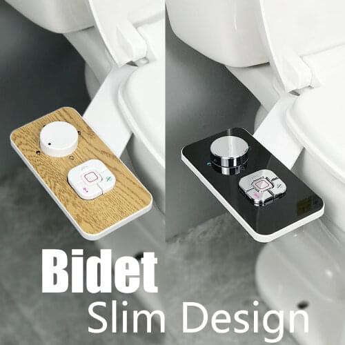Bidet Toilet Seat Non-Electric Water Spray Bidet Sprayer Attachment Dual Nozzle Self-cleaning Washer Sanitary Seats