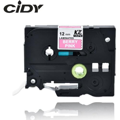CIDY 12mm White on Berry Pink TZe MQP35 TZ MQP35 tze-MQP35 tz-MQP35 Compatible Brother PTouch PT-D210 TZE 231 TZE-231