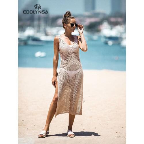 EDOLYNSA Summer Knitted Dresses