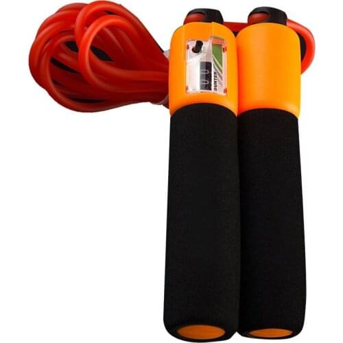 Sponge Counting Skipping Rope Flexible Aerobic Exercise Skipping Jump Rope Adjustable Bearing Speed Skipping Fitness Rope Strap
