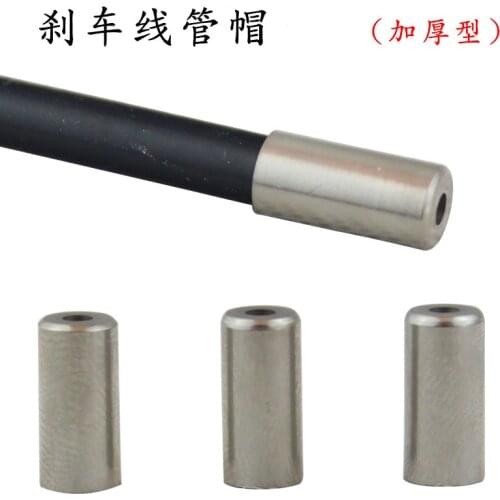 Mountain bikes, road bikes, folding bikes, thickened brake line caps, 5mm brake line caps