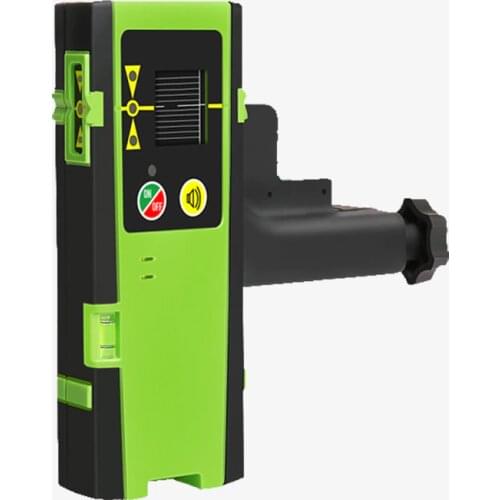 Huepar Digital LCD Laser Receiver Outdoor Mode Laser Detector Pulsing Detect Red & Green Beam Cross Line Laser Level With Clamp