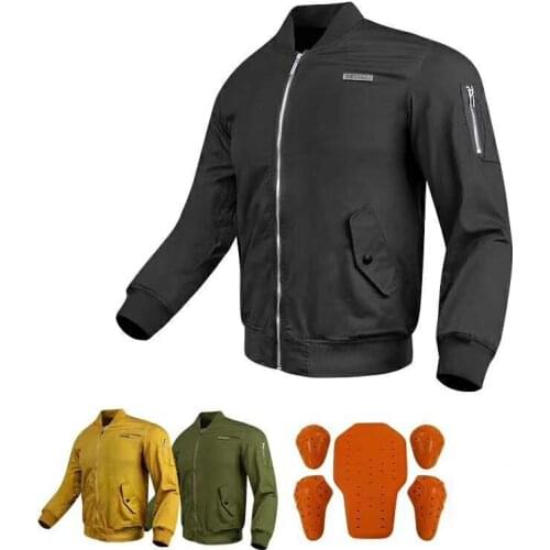 High quality O-neck breathanle Motorcycle cycling clothing racing anti-fall cotton slim jacket thin casual sweater 3 colors