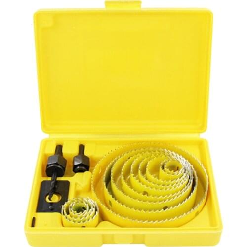 5/8/13Pcs DIY Hole Saw Bit Cutting Set Kit 19-127mm Hole Cutter Set For Plasterboard Ceiling Woodworking Hole Saw Kit Drill Bits