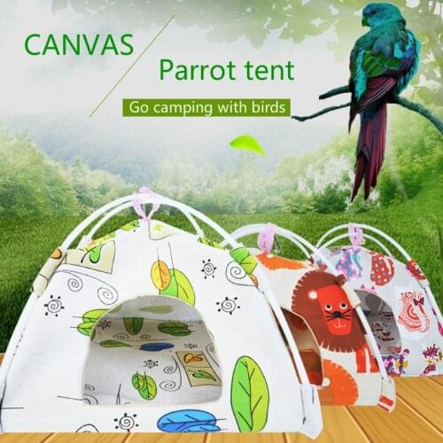 Parrot tent canvas small pet nest sun monk house sleep floor-hanging bird supplies