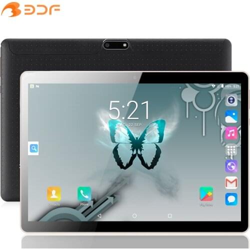 2020 New Tablet Pc 10.1 inch Android 7.0 Google Play 3G Phone Call Tablets WiFi Bluetooth GPS 2.5D Tempered Glass 10 inch Tablet