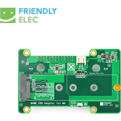 PCIe NVMe SSD Development Expansion Board for NanoPi M4, PCIex2 High-speed Transmission