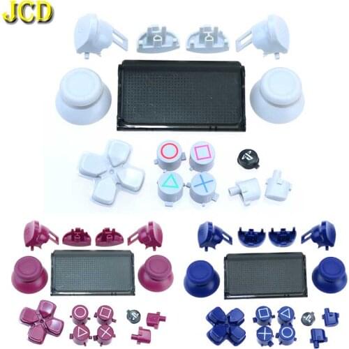 JCD 1Set Full Set Joysticks R1 L1 R2 L2 Dpad Direction Key ABXY Trigger Buttons For PS4 Pro Slim JDS 040 JDS-040 Controller