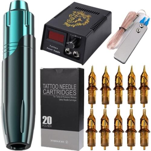 Rotary Tattoo Machine Tattoo Pen Tattoo-machine Pen Beginner Set Supplies Tattoo Kit Makeup Kit Tattoo Gun Permanent Makeup